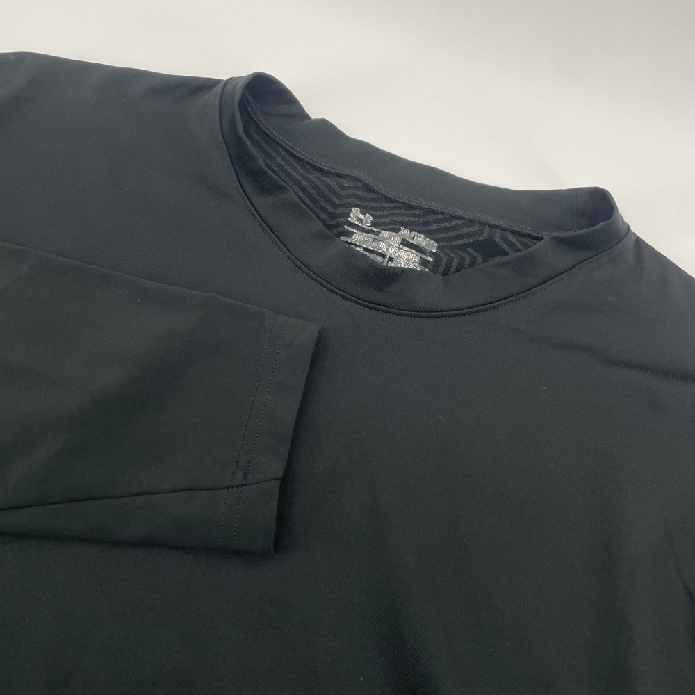 Under Armour Tactical Shirt Mens XL Black ColdGear Infrared Long Sleeve Fitted